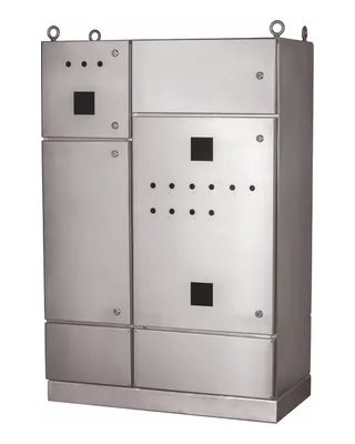 Multi-section stainless steel MCC panel